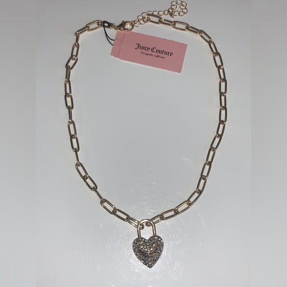 SOLD 🛑 Juicy Couture Heart Locket Theme Necklace NEW - Picture 2 of 6